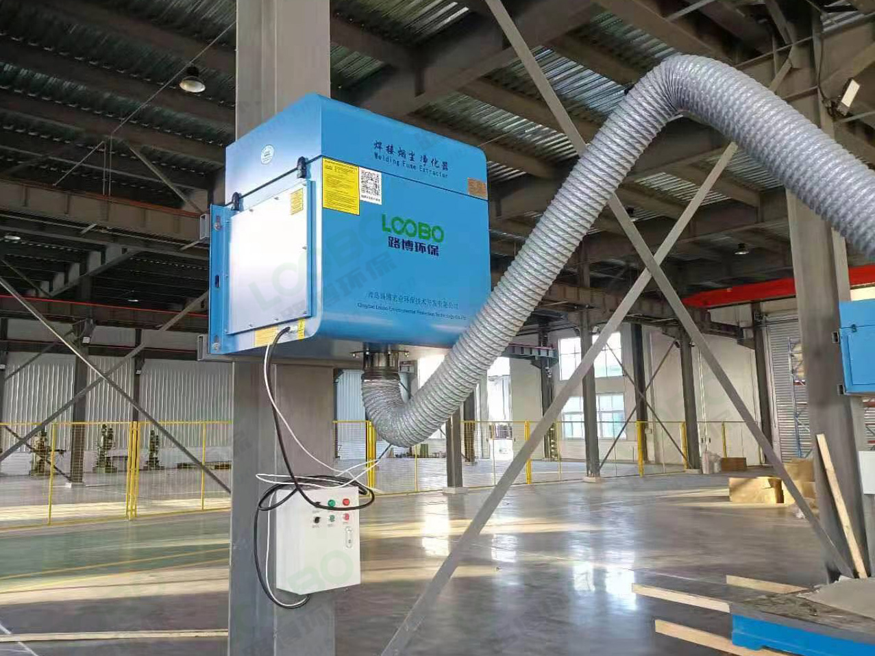 焊煙凈化效果好，節(jié)省占地面積，推薦使用固定式焊接煙塵凈化器 (2).jpg