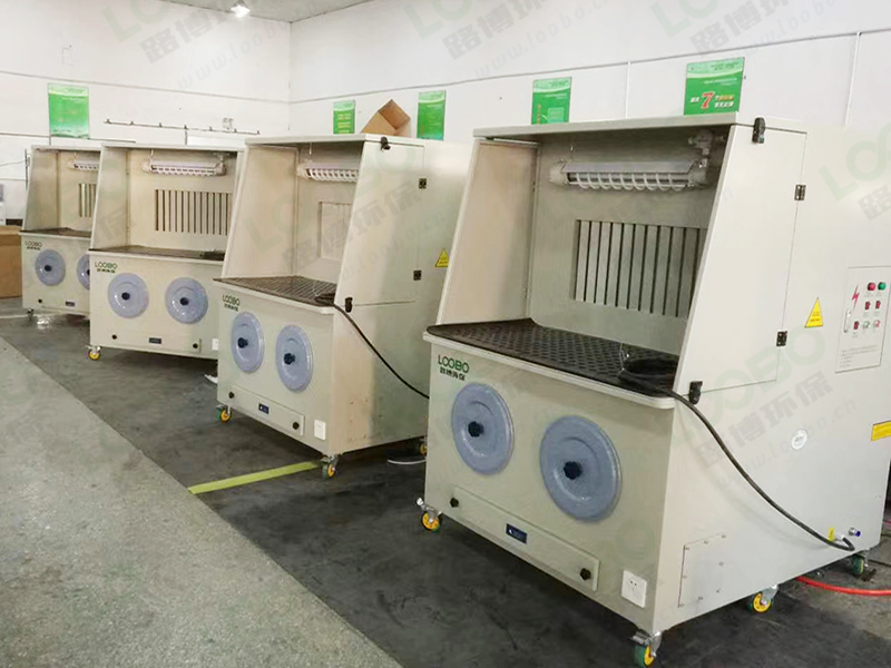 打磨除塵工作臺(tái)從源頭改善打磨粉塵污染問題