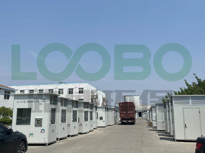 路博環(huán)保實(shí)力出貨核酸采樣亭，面對(duì)疫情勇往直前。